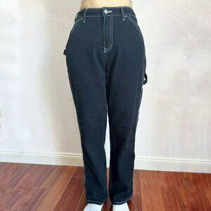 Dickies Black Carpenter Pants (Original Size 7/28 - altered to fit 26in waist)